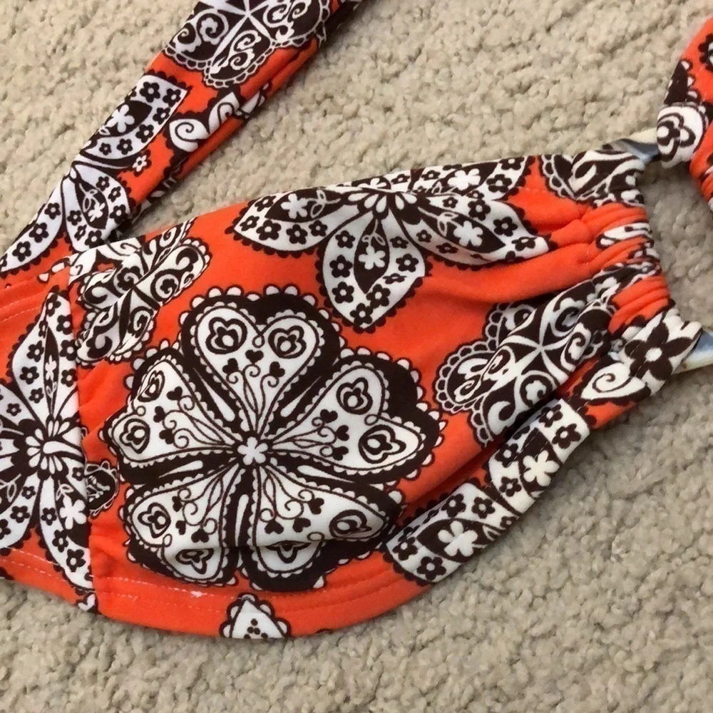3/$25 Xhilaration Boho Style Bandeau Bikini Top Size M